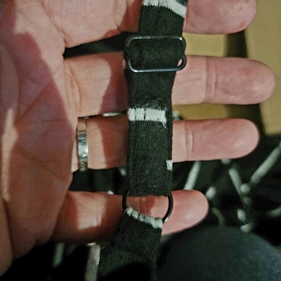 Torrid Super Soft Knit Black/White Striped Tank Plus Size 4 (4X) Adjustable EUC - Picture 4 of 7